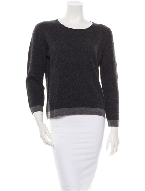 chanel cashmere|Chanel sweatshirt pullovers.